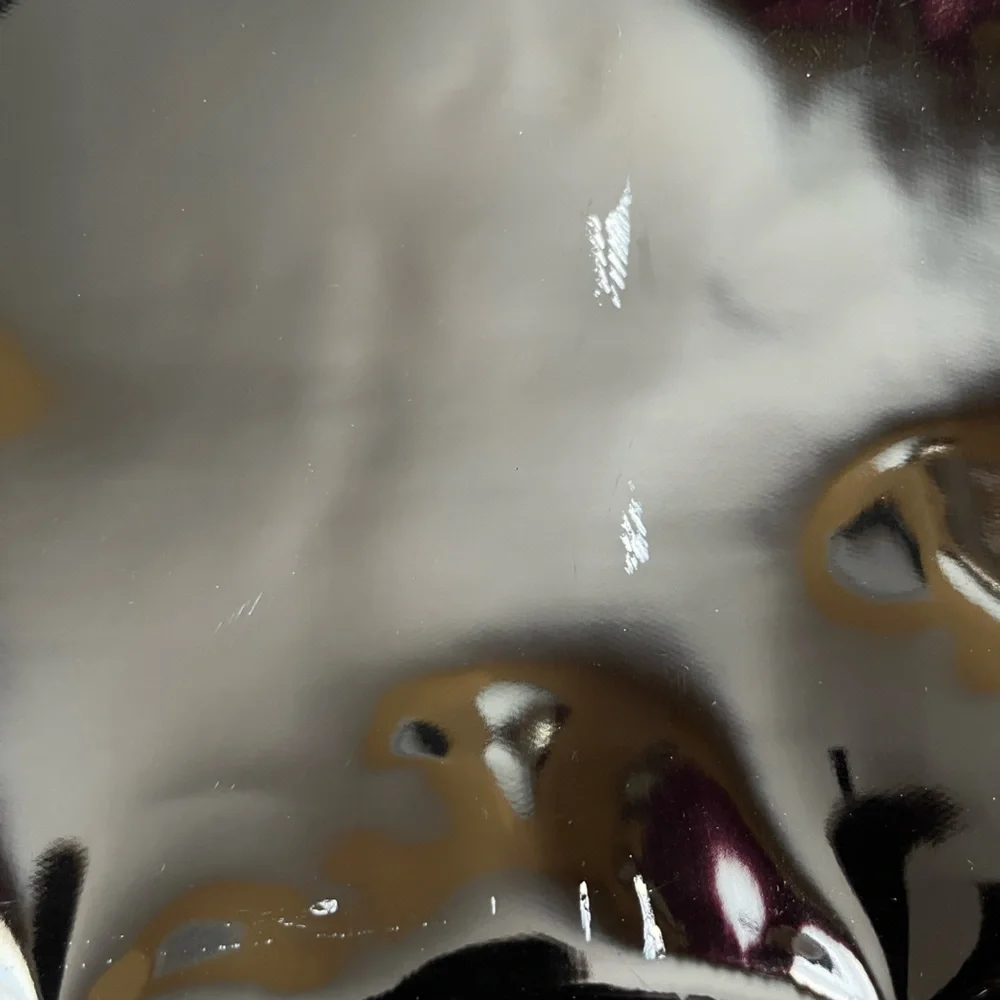 New Macys Large Black Patent Tote Bag - Picture 10 of 11